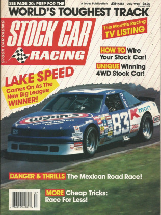 STOCK CAR RACING 1988 JULY - O'CONNER, Crozier, Silbernagel, Boggs, Batmobile